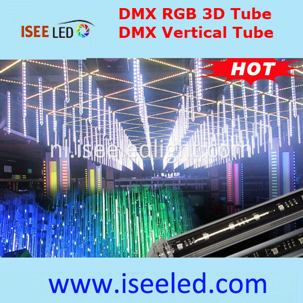 DMX 3D RGB LED Tube Lamp